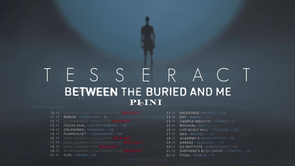 TesseracT, Between The Buried And Me & Plini in Munich, November 22 2018