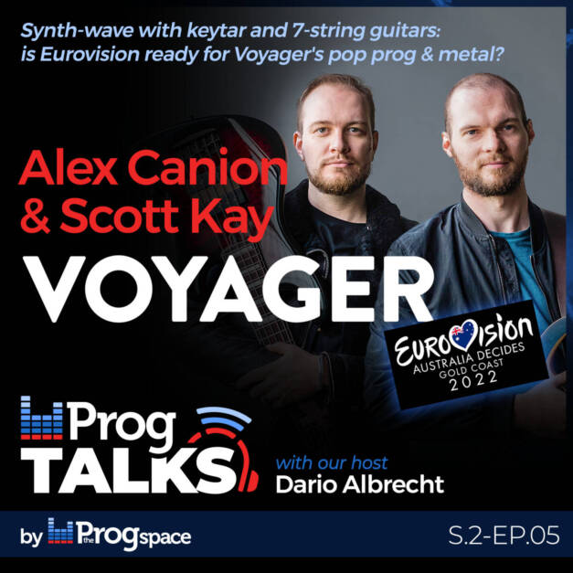 Synth-wave with keytar and 7-string guitars: is Eurovision ready for Voyager’s pop prog & metal?