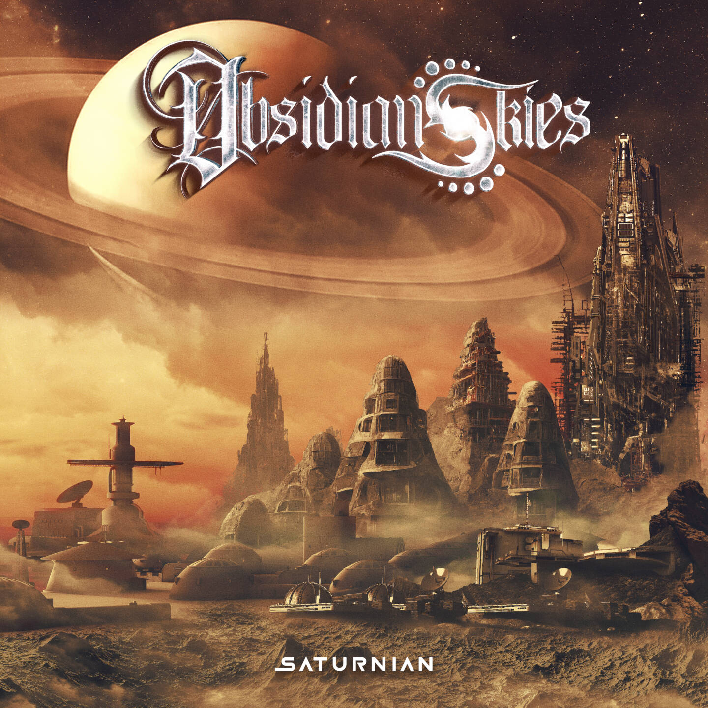 Obsidian Skies - Saturnian - Album Artwork