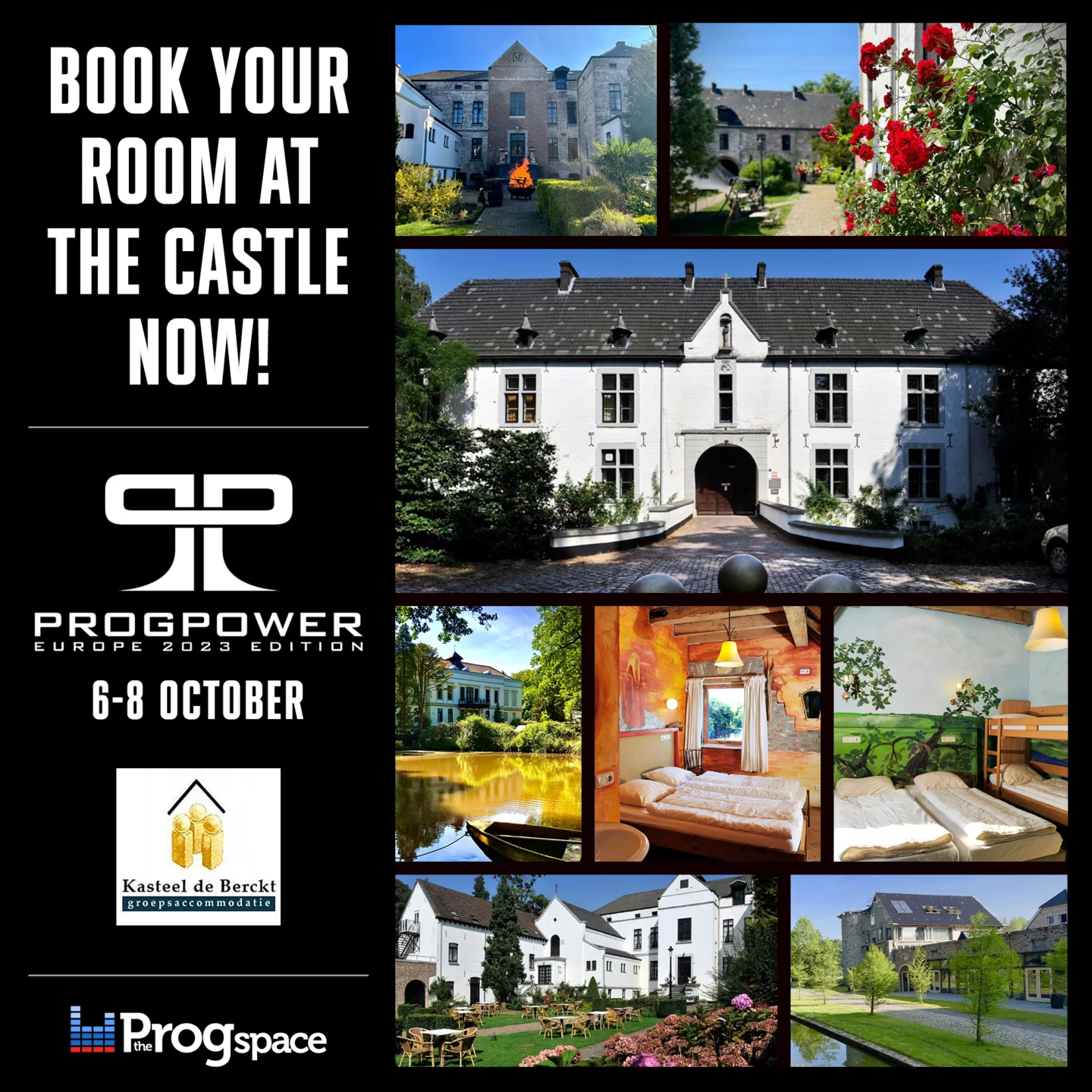 ProgPower Europe 2023: Book your room at The Castle now!