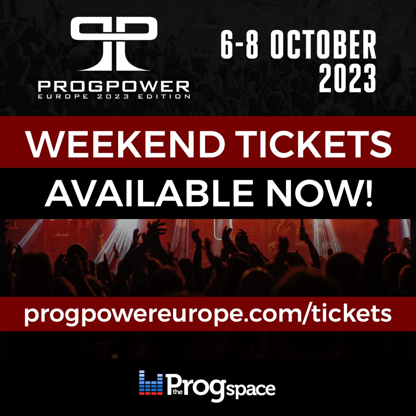 ProgPower Europe Weekend Tickets are here!