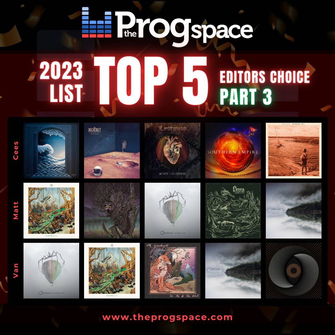 The Progspace Editors List 2023 – Top 5 releases from our editors. Part 3