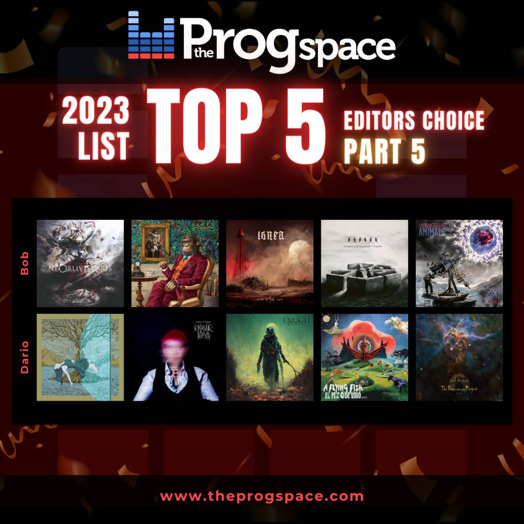 The Progspace Editors List 2023 – Top 5 releases from our editors. Part 5