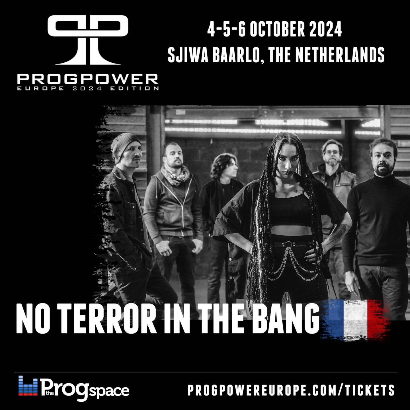 No Terror In The Bang is the third band confirmed for ProgPower Europe 2024!
