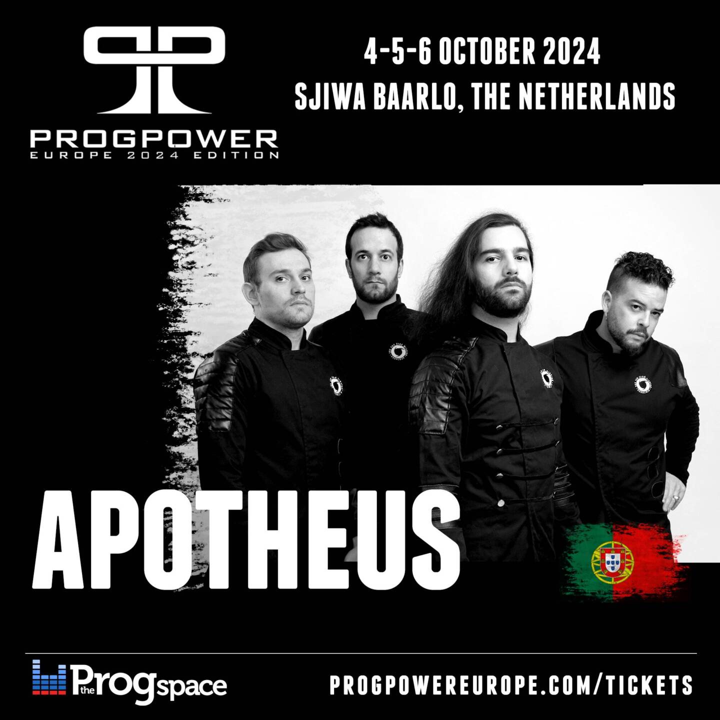 Apotheus from Portugal is the next band to play ProgPower Europe 2024!