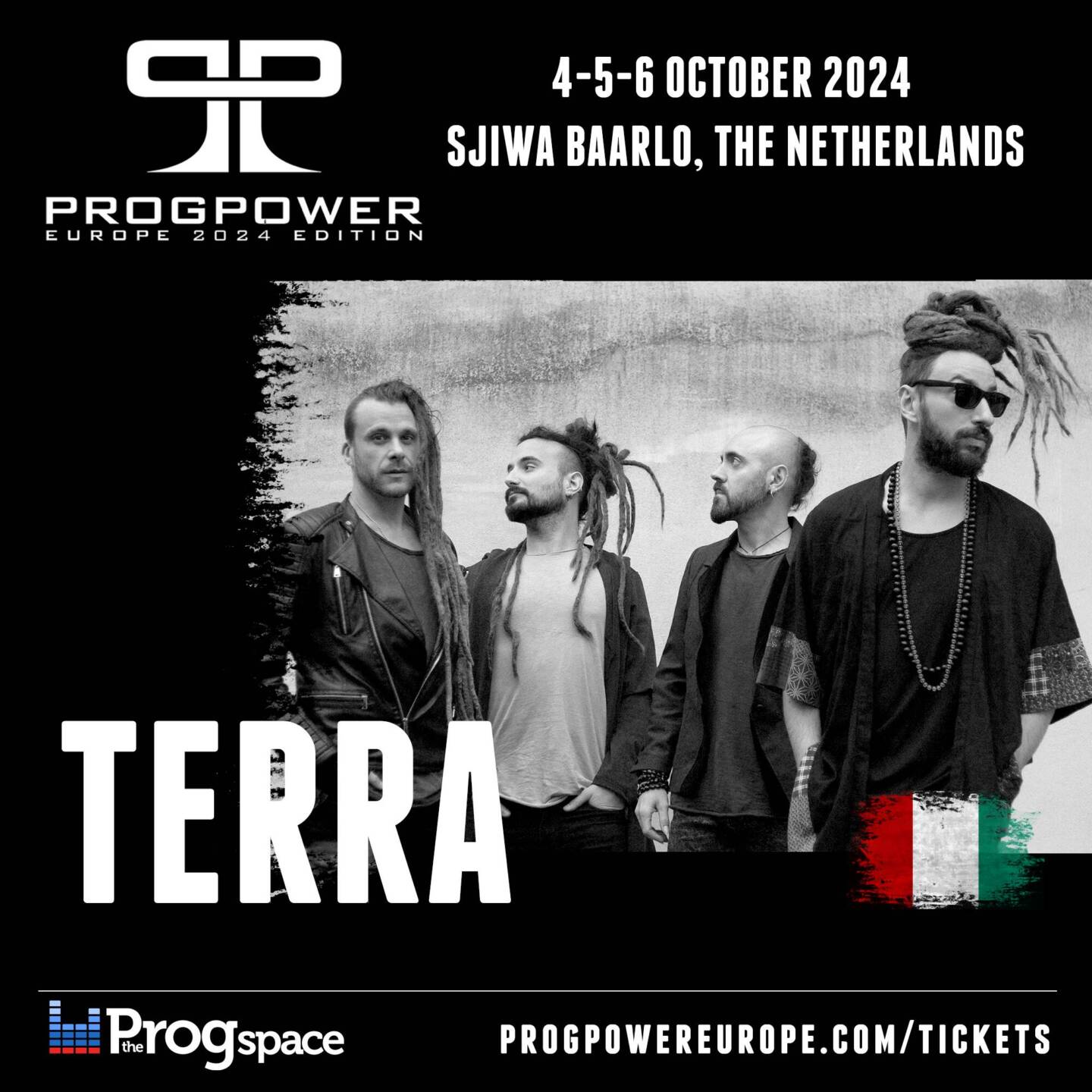 Terra from Italy is the 6th band anounced for ProgPower Europe 2024!
