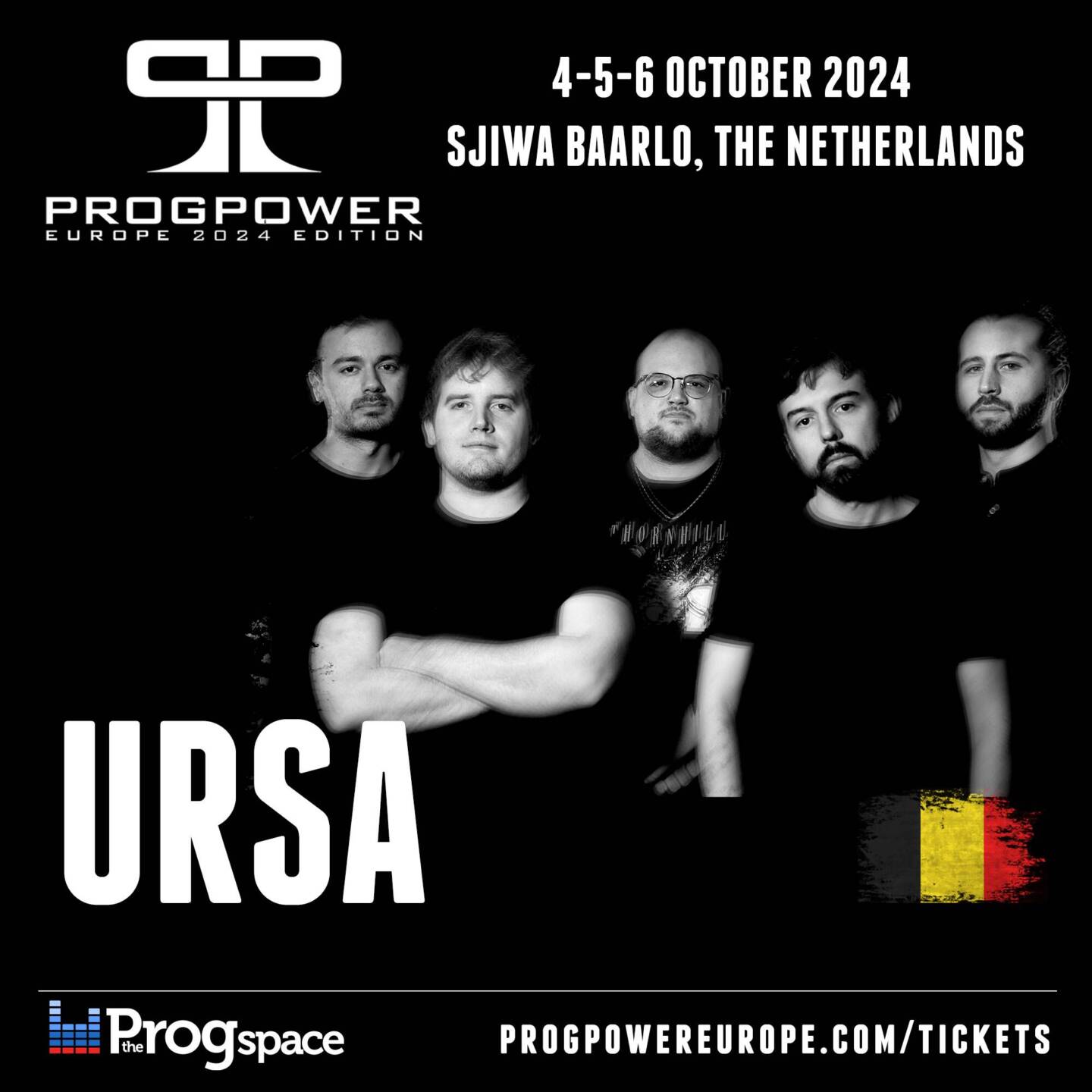 7th Band announced for ProgPower Europe: URSA from Belgium!