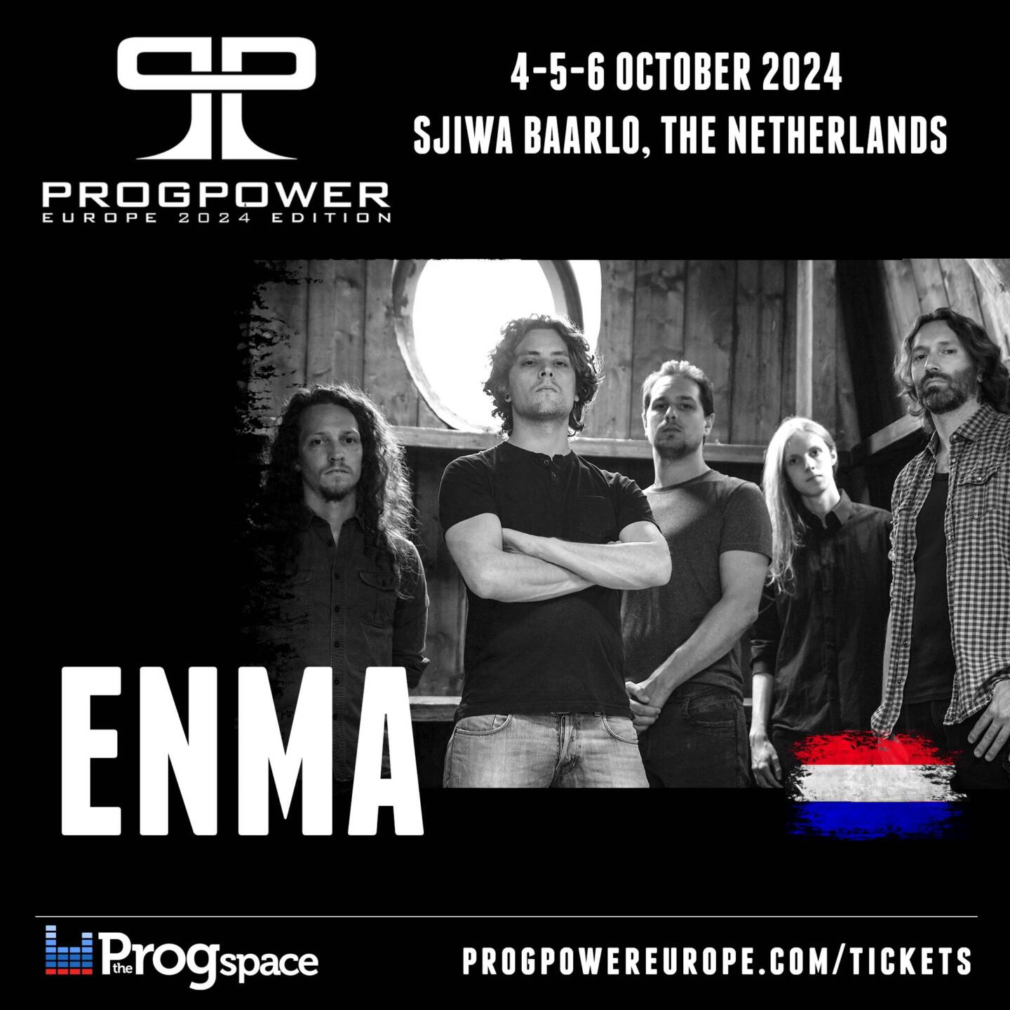 ENMA from the Netherlands is the 8th band to play at ProgPower Europe!