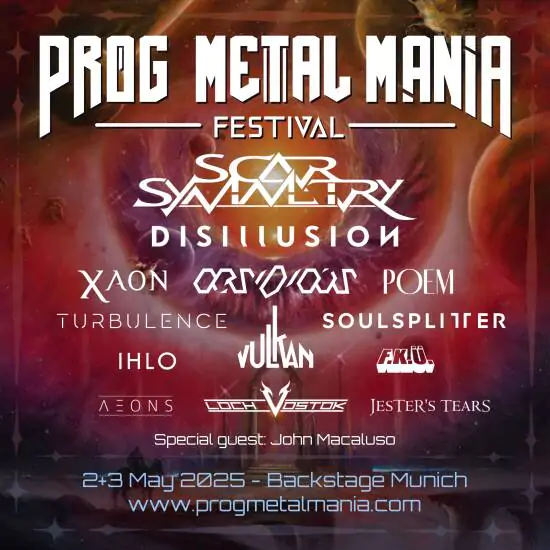 Prog Metal Mania Festival reveals full line-up for 2025