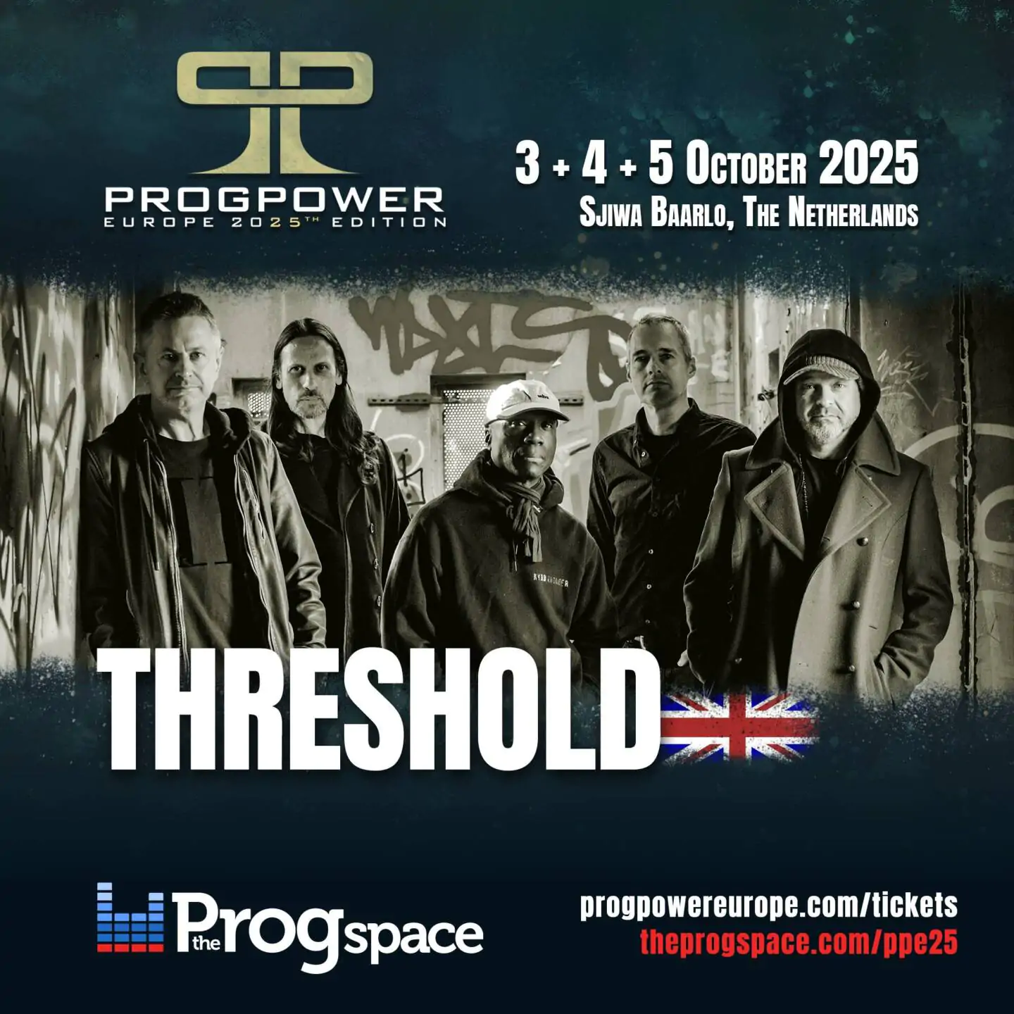 THRESHOLD is the second band and first headliner announced for PROGPOWER EUROPE 25th Anniversary!