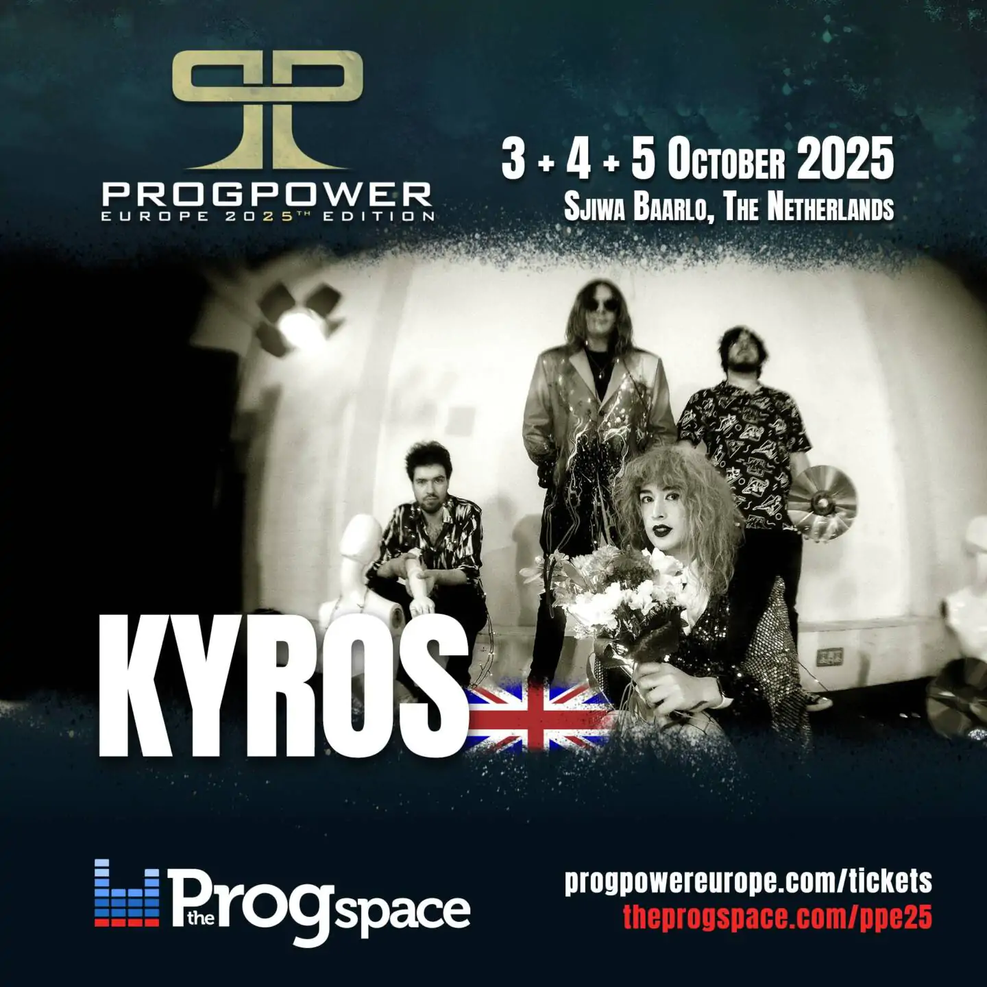 KYROS is the 3rd band to play at ProgPower Europe 25th Anniversary!