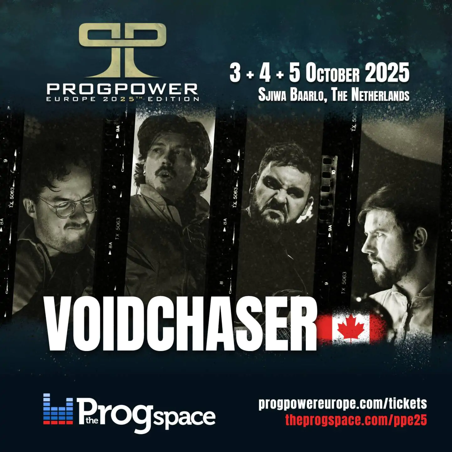 Voidchaser is the 4th band confirmed for ProgPower Europe 25th Anniversary edition!