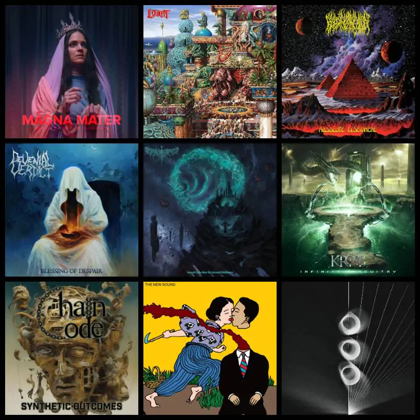 Perhaps our most brutal week yet: October started with 4 extreme prog gems and more