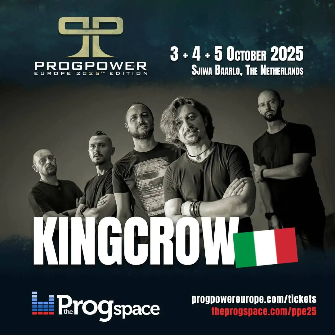 Kingcrow comes back as the 10th band confirmed for ProgPower Europe 25th Anniversary!