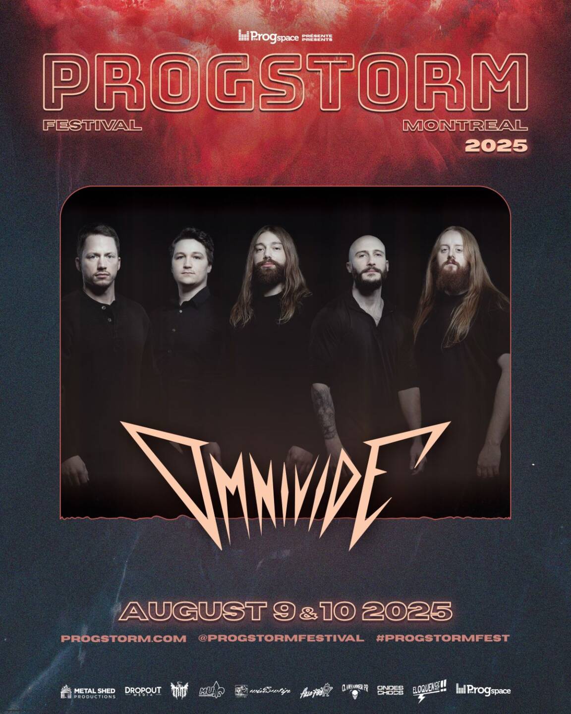 Omnivide to bring progressive death metal fury to ProgStorm Festival