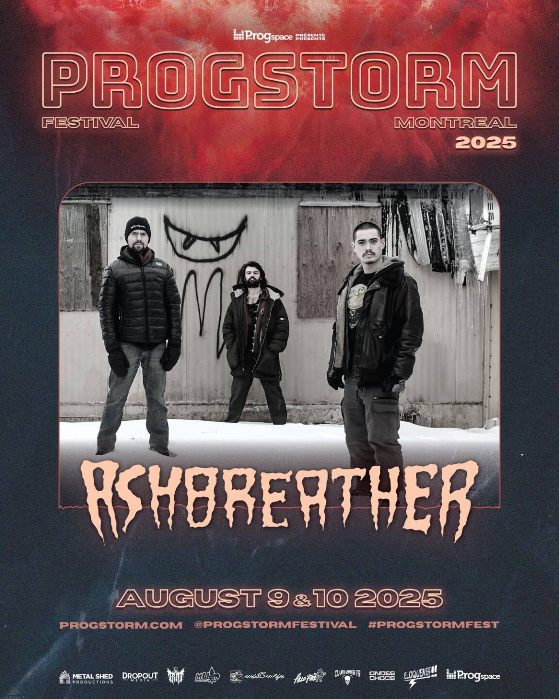 ASHBREATHER to bring progressive sludge onslaught to ProgStorm Festival 2025