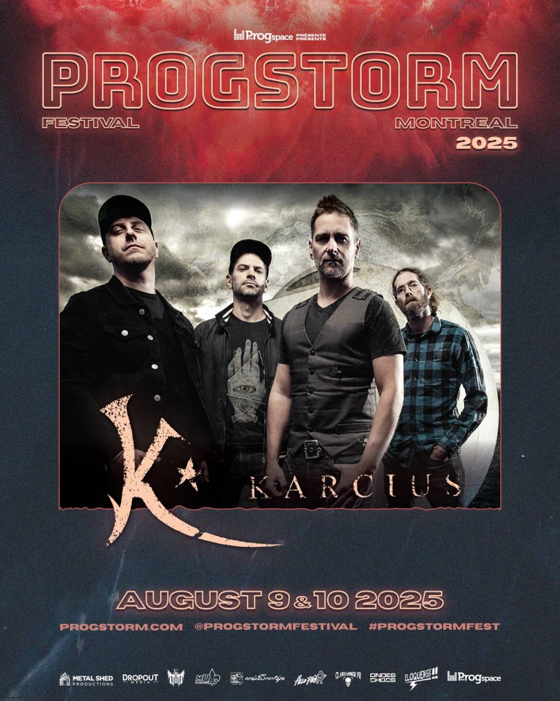 Montreal prog icons KARCIUS will headline ProgStorm Festival 2025