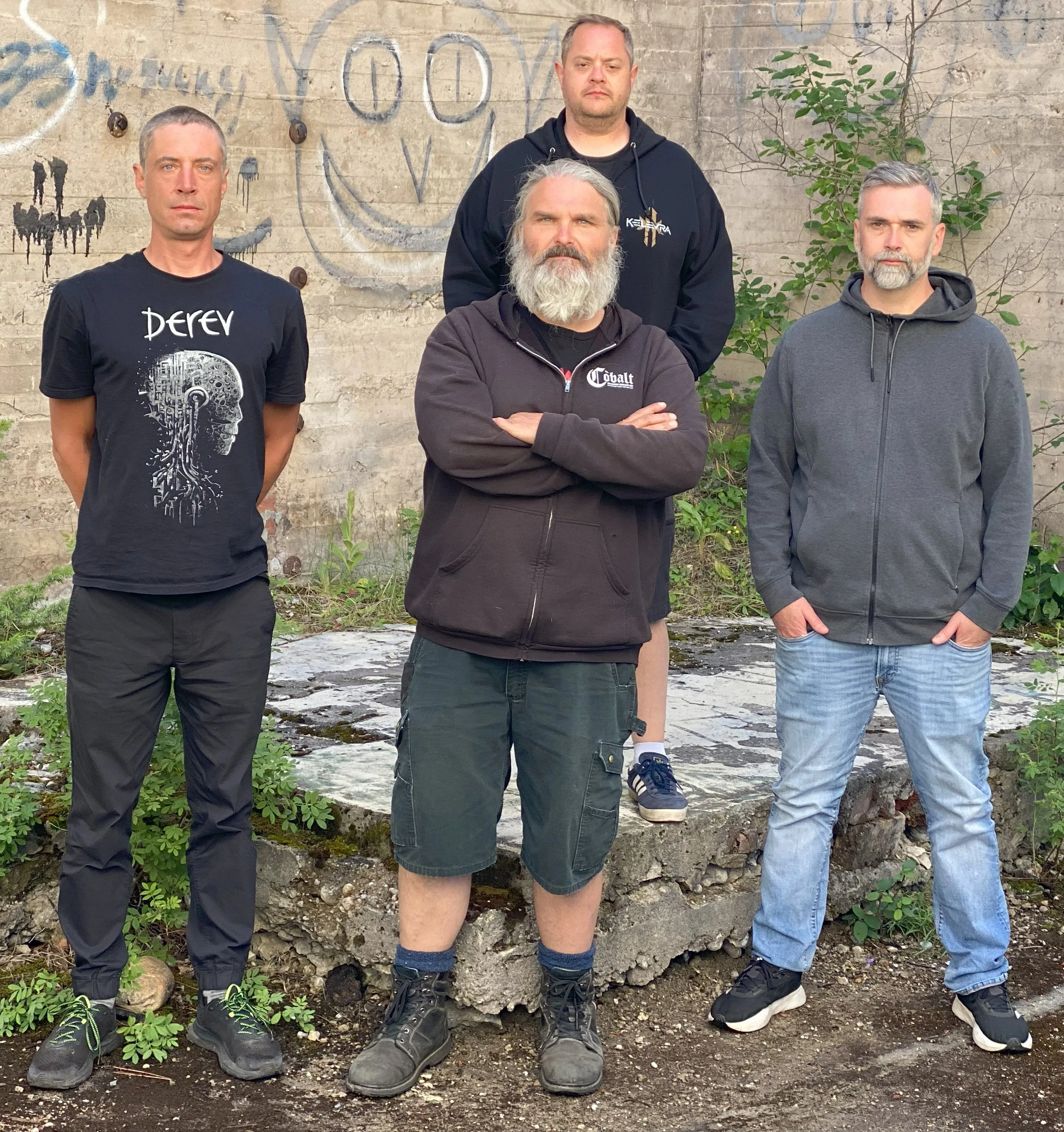 Phaeton band photo Wardner Ruins 2025 07