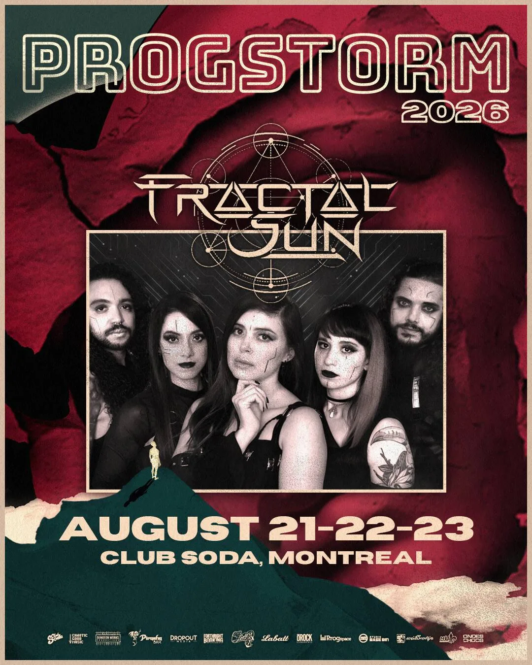 Fractal Sun from Costa Rica is the second band confirmed at ProgStorm Festival 2026!