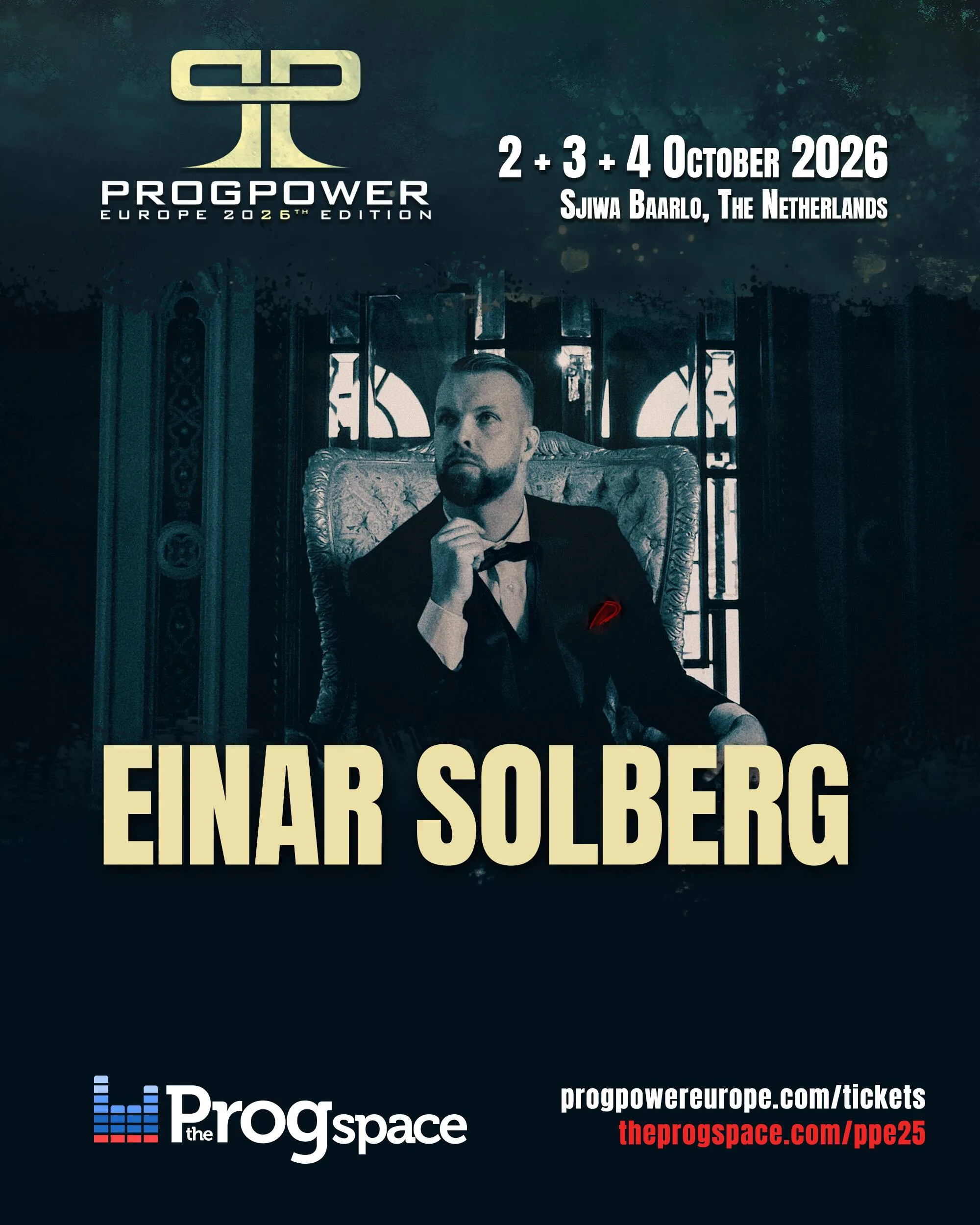 Einar Solberg to headline ProgPower Europe 2026!
