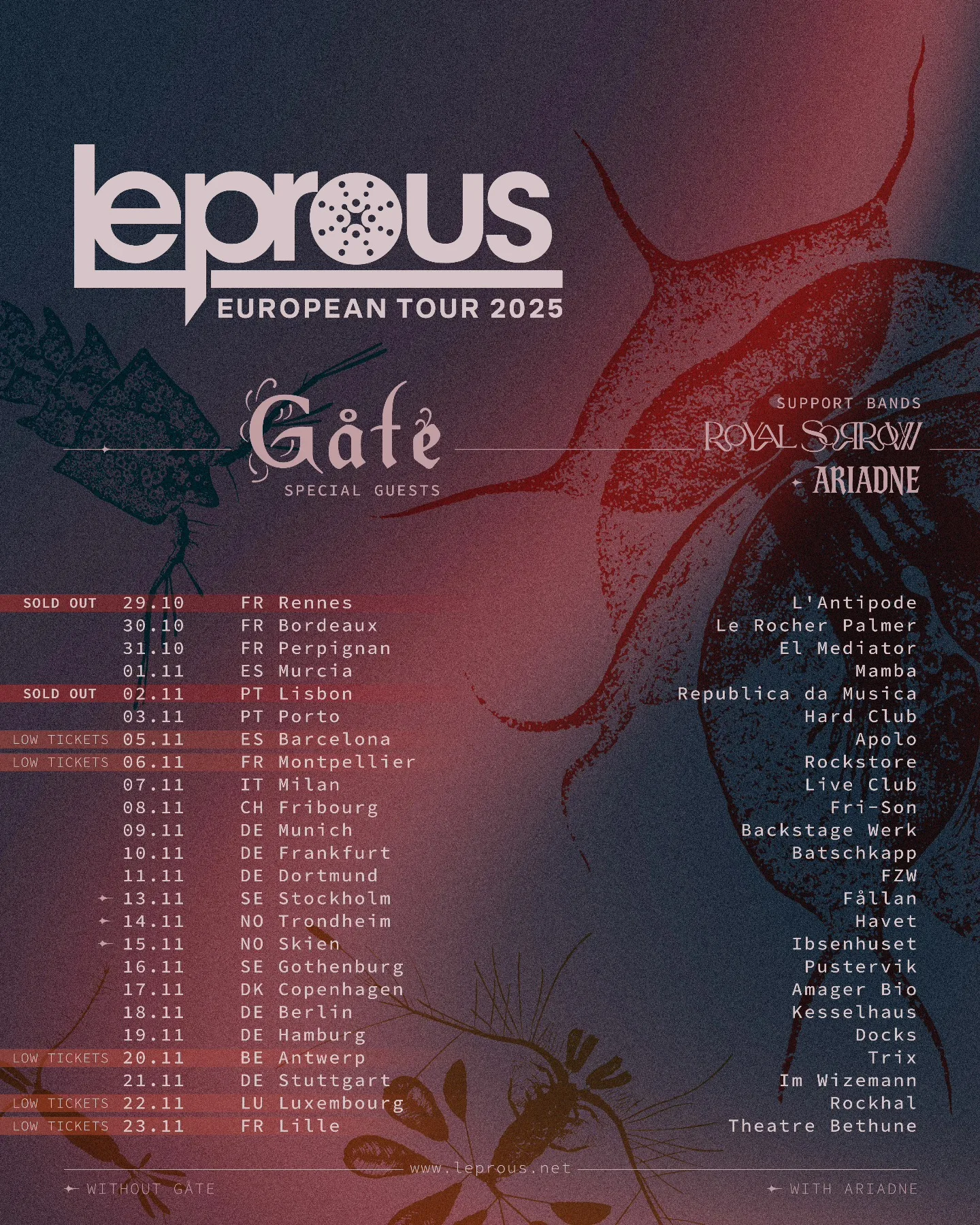 Leprous Live at Backstage Munich, November 09, 2025