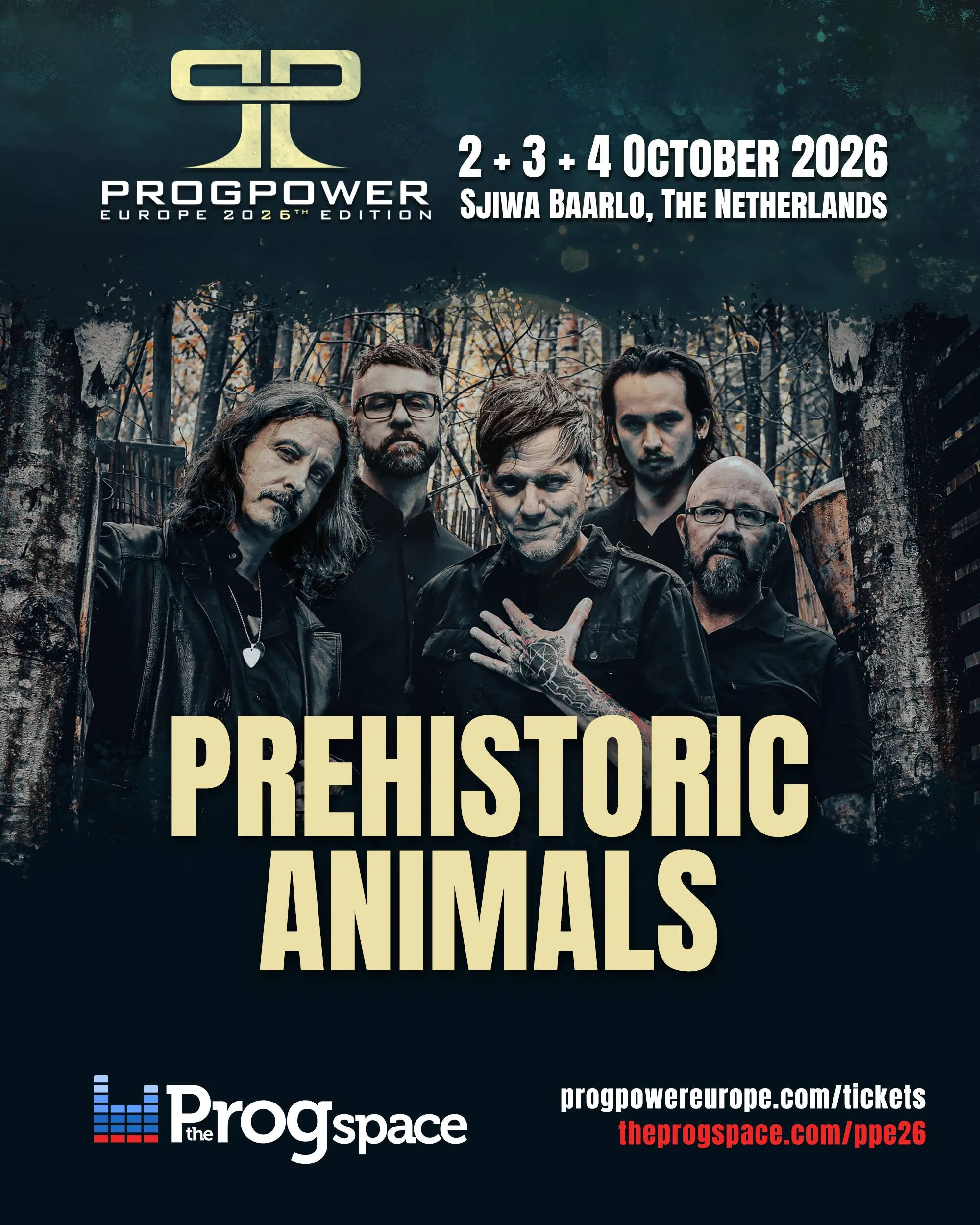 PreHistoric Animals return to ProgPower Europe for the 2026 edition!