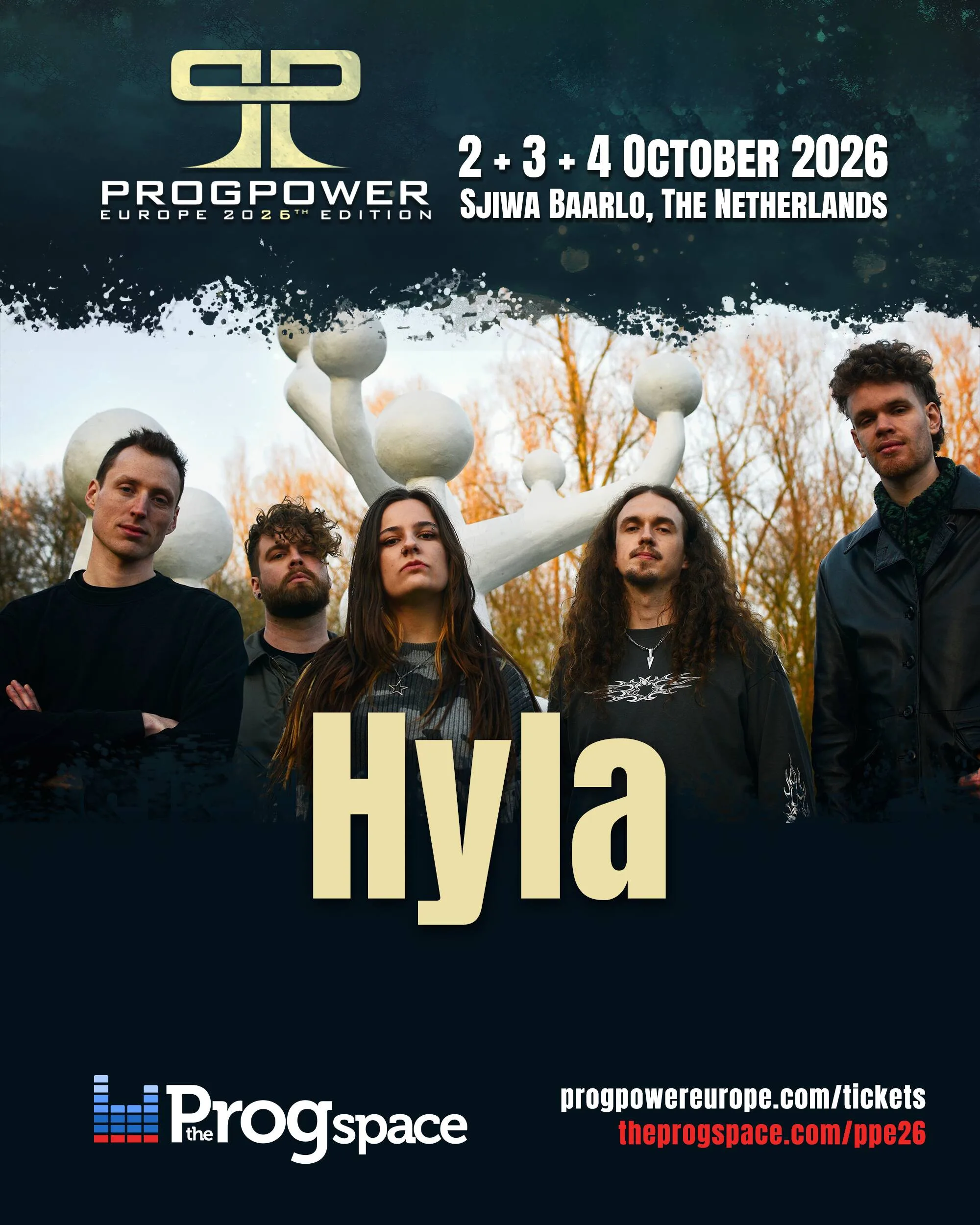 Newcomers Hyla announced for ProgPower Europe for the 2026 edition! #2
