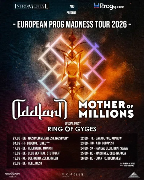 The Progspace Presents: Oddland & Mother of Millions European Prog Madness Tour 2026